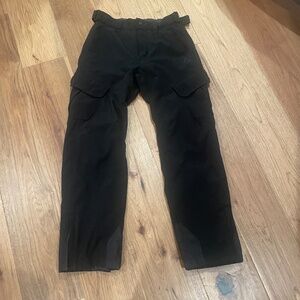 NWOT Gerry Men's Small Cargo Snow Tech Ski Pants Black Outdoors Sports